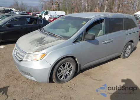 2012 Honda Odyssey Ex from USA, damaged, VIN 5FNRL5H43CB036497